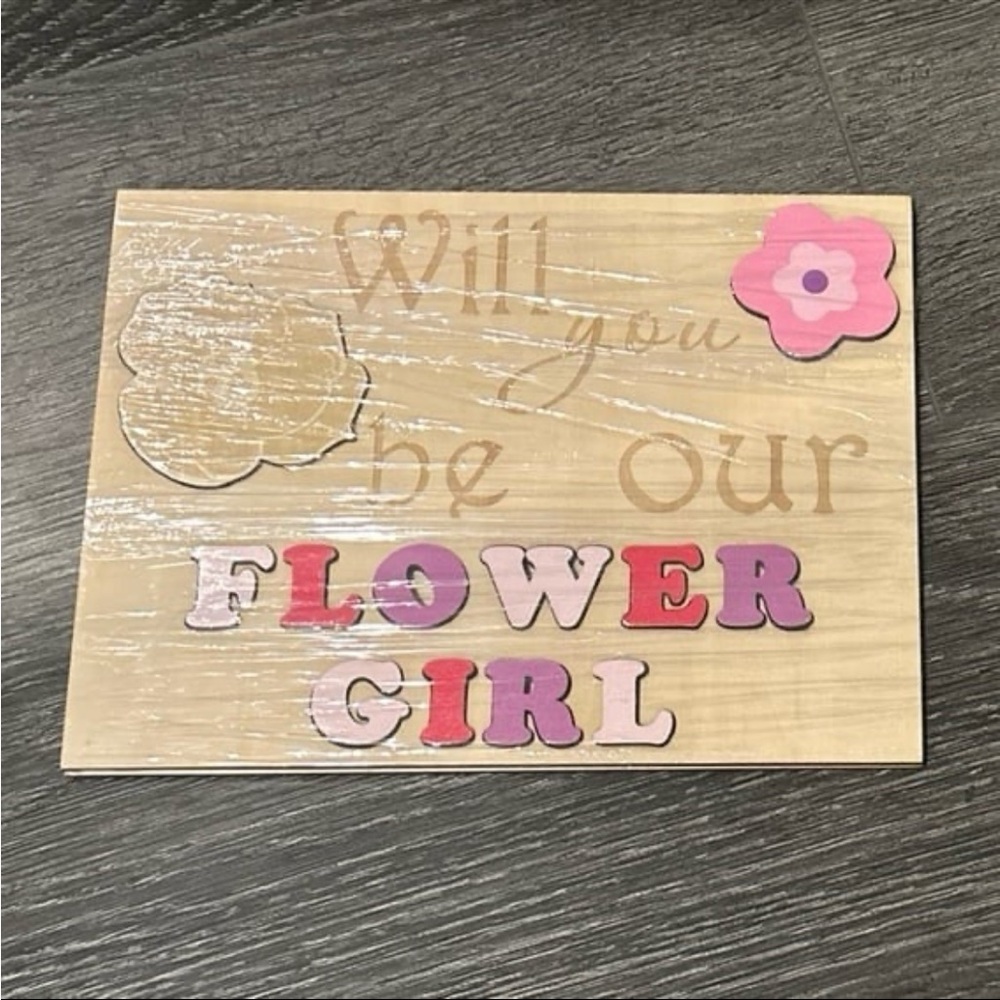 Flower Girl Wooden Puzzle